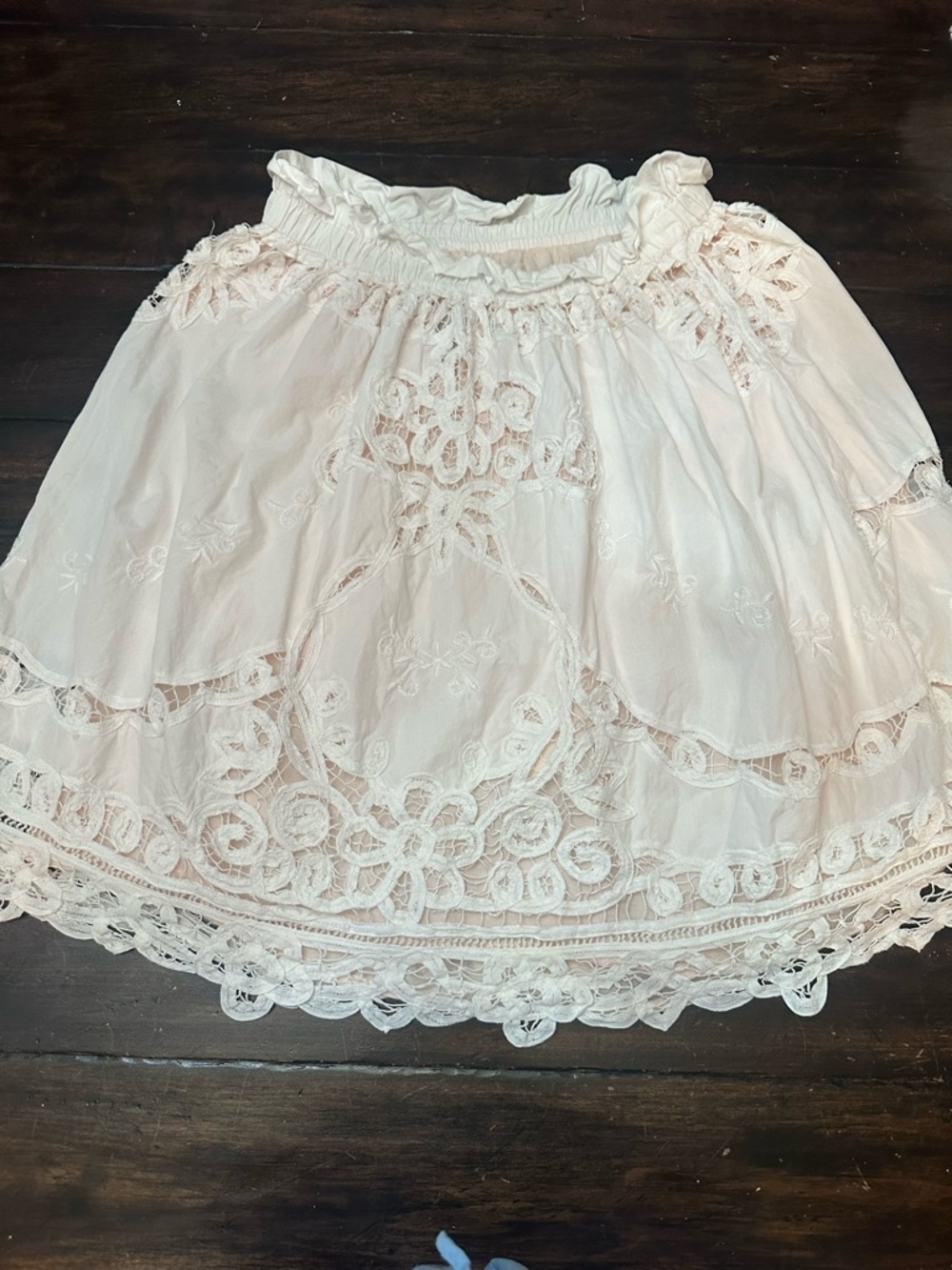 Maeve by Anthropologie White Strapless Lace Mini Dress Size Small 38629 - Picture 13 of 16